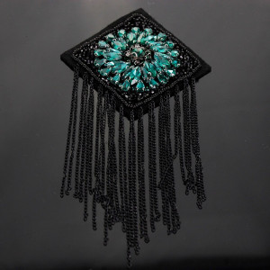 Flower Beads & Chains Epaulettes Set - Img 1
