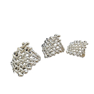 Metal Buttons, Silver, 23mm ( 2 pieces/set)