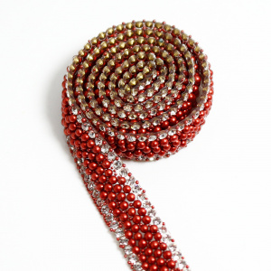 Mini Pearls and Strass Sticky Tape, 1cm - Img 7
