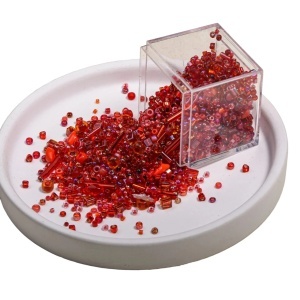 Miyuki Red Mixed Tubular Beads (5g)