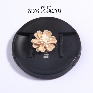 Satin Flowers Set, Cream (6 Pieces/Set) - Img 3