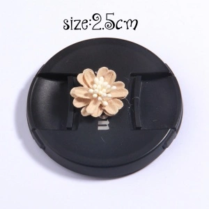 Satin Flowers Set, Cream (6 Pieces/Set) - Img 3