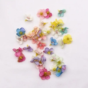 Set Multicoloured Flowers, 2cm (30 Pieces/Set) - Img 2