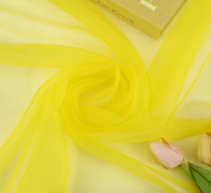 Tulle Fin Premium, 3 M Latime, Galben