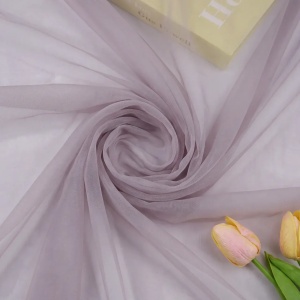 Tulle Fin Premium, 3 M Latime, Gri Deschis