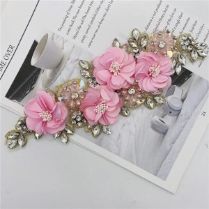 Aplicatie Cristale Flori 3D, Baby Pink