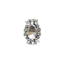 Aplicatii Cristale Decorative Sticla, 4.6 x 3.5 cm (1 bucata) - Img 3