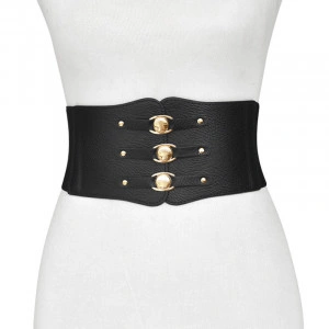 Centura Corset, Neagra, Elastica - Img 2