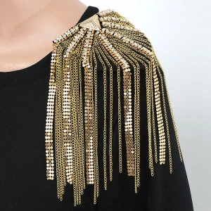 Crystal and Fringed Epaulettes, Zale Golden - Img 2