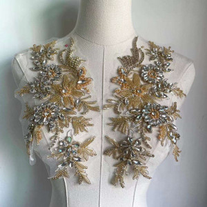 Crystals and Beads Application, Gold