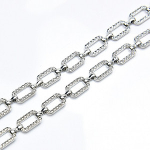 Decorative Chain with Rectangular Stripes