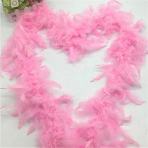 Feather Shawl, Turkey Feathers, 2 meters - Img 3