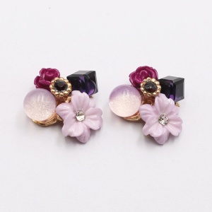 Flower and Crystal Application, 22mm - Img 3