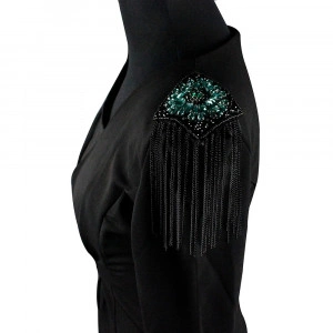 Flower Beads & Chains Epaulettes Set - Img 2