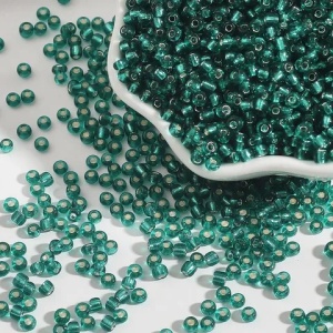 Miyuki Delica 11/0 Imperial Green Beads (5g)
