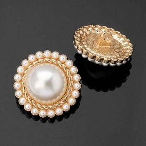 Nasturi Decorativi Perle, 15/26MM (5 bucati/set) - Img 2