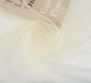 Premium Fine Tulle, 3 M Wide, Ivory