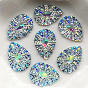 Waterdrop Rhinestone Applique