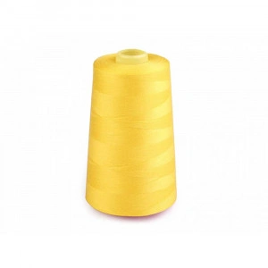 With sewing thread, Yellow