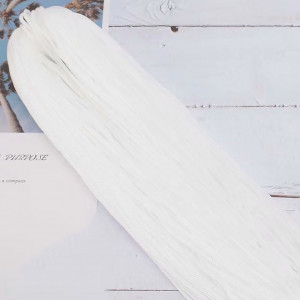 5mm Polyester Polyester String, White, (10 metres/piece) - Img 2