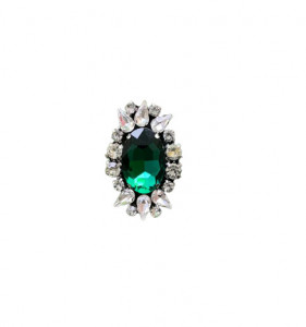 Aplicatii Cristale Decorative Sticla, 4.6 x 3.5 cm (1 bucata) - Img 4