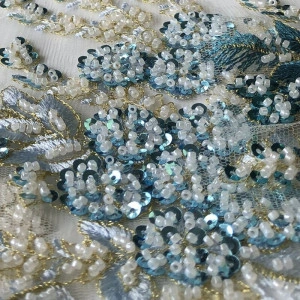 Beads Flowers Applique - Img 2