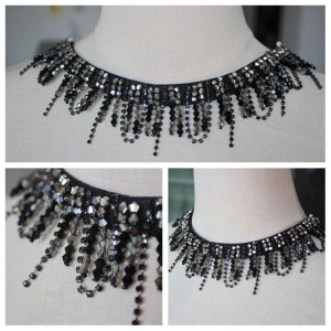 Collar with Beads and Stripes - Img 1