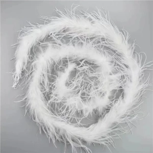 Feather Shawl, Ostrich Feathers, 2 meters - Img 2
