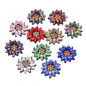 Flori Decorative Cristale Sticla, 4.5 cm - Img 1