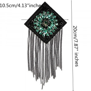 Flower Beads & Chains Epaulettes Set - Img 3