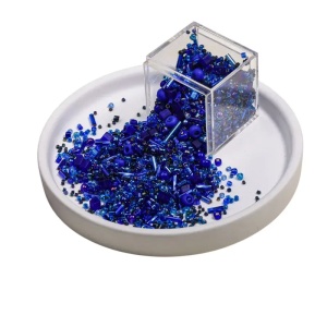 Margele tubulare mixte Miyuki Albastru Imperial (5g)
