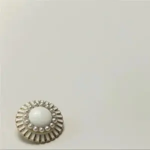 Metal Pearl Buttons, 23mm (1pc) - Img 2