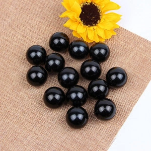 Perle Negre de Cusut cu Gaura,14mm
