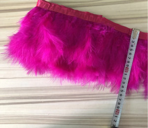Swan Feathers Tape, Dark Pink - Img 2