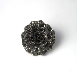 Trandafir 3D cu Strasuri, 7cm - Img 2