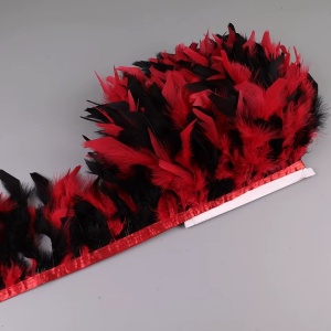 Turkey Feather Ribbon, Two Colours - Img 2