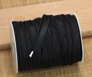 Vipusca Satin, 1cm, Black