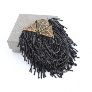 Black Beads Epaulettes