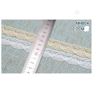 Cotton Decorative Lace, Various Models - 0.8 - 4 cm - Img 3