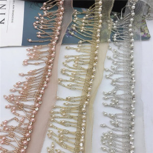 Fringed Beads and Pearls, 5cm - Img 1