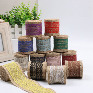Jute With Lace, 6 Cm - Img 1