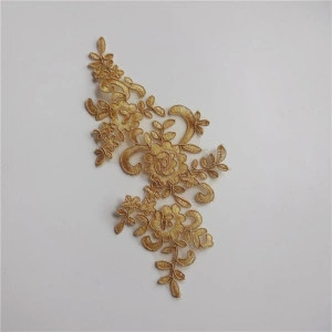 Mini Embroidered Flower Appliqués, 22 x 12 cm - Img 3