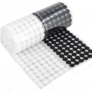 Set Buline Arici Autoadezive Velcro, Alb-Negru