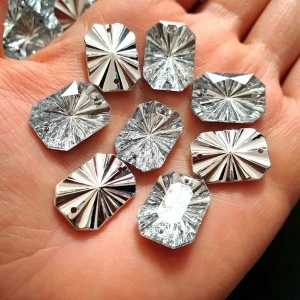 Sewing Crystals, Rectangular, 13x18mm ( 25 pieces/set) - Img 2