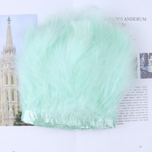 Swan Feathers Tape, Light Mint Green