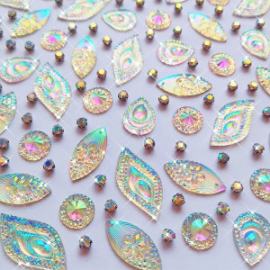 AB Rhinestones & Crystals Set