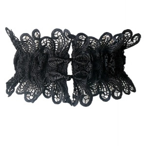 Curea Elastica Talie Tip Corset Dantela