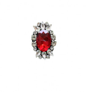 Decorative Crystal Glass Decorative Crystal Appliques, 4.6 x 3.5 cm - Img 6
