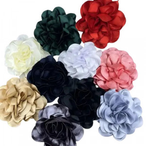 Decorative Satin Flowers, 21cm