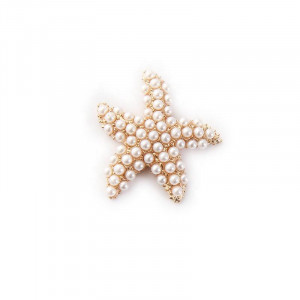 Decorative Star with Pearls, 30*31mm - Img 1
